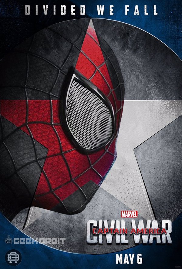 Spiderman también tiene su cartel en Capitán América: Civil War