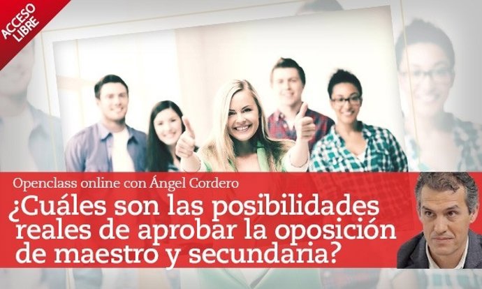 Openclass UNIR sobre oposiciones