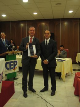 El secretario de Estado de Seguridad, Francisco Martínez y el secretario de CEP