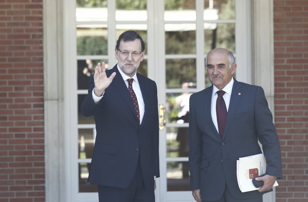 Mariano Rajoy y Alberto Garre