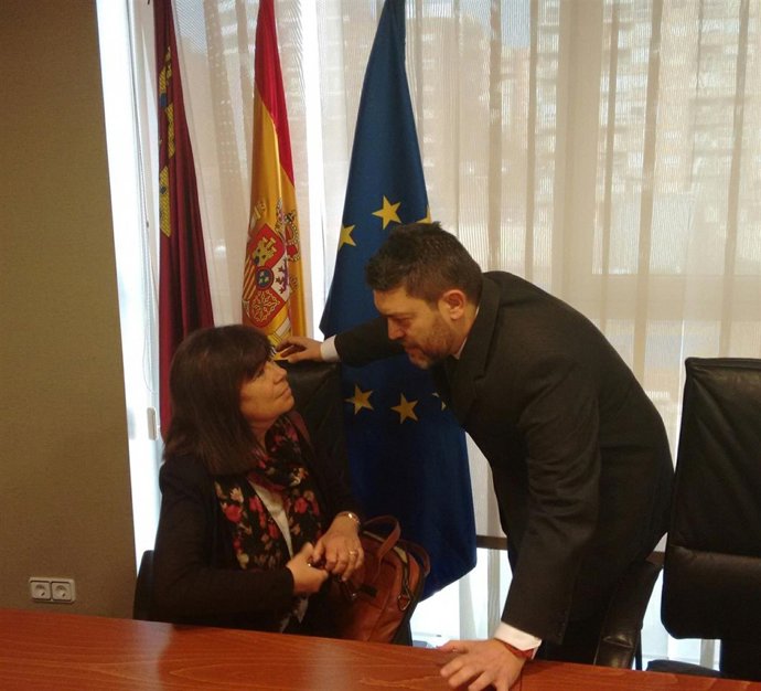 Miguel Sánchez cn exministra Narbona en Comisión Desaladora