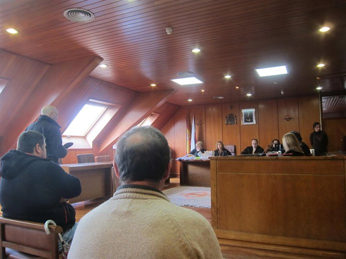 Los acusados en el juicio 