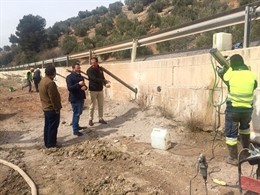 Visita de Valdivielso a las obras de la A-324