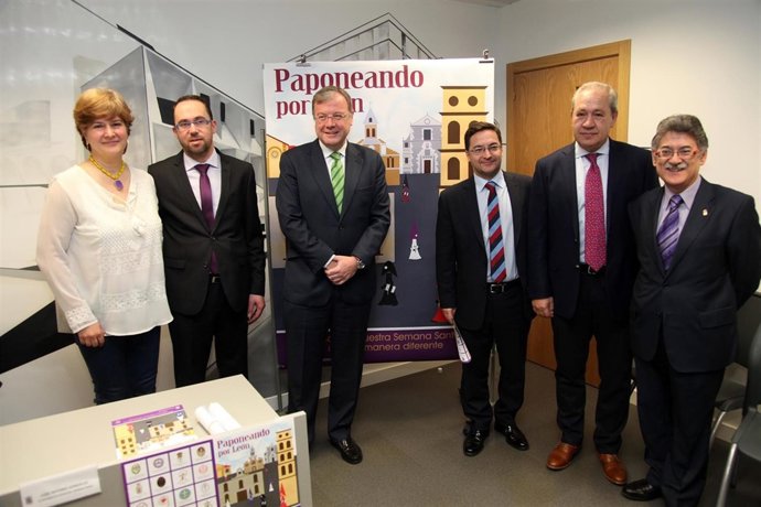 Imagen de la presentación de la Semana Santa de León