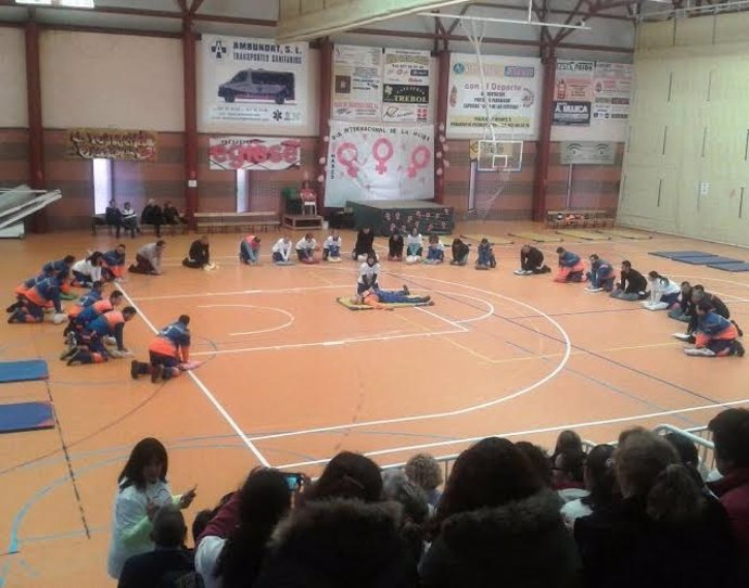 Profesionales del Valle del Guadiato durante las jornadas de formación