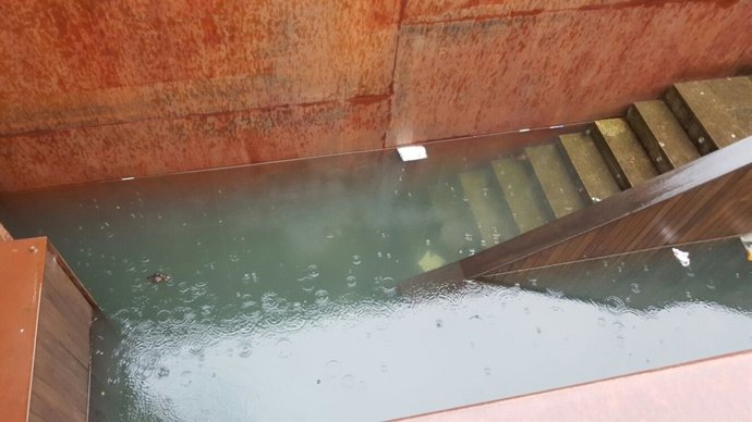 Inundación en Villaviciosa