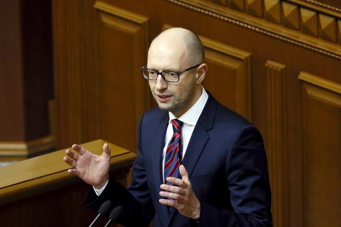 El primer ministro de Ucrania, Arseni Yatseniuk