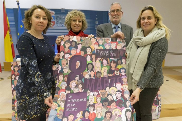 Díaz Tezanos y Ruiz presentan actividades por el Día de la Mujer