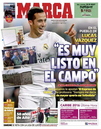 Las portadas de los periódicos deportivos en España de hoy, 10 de marzo