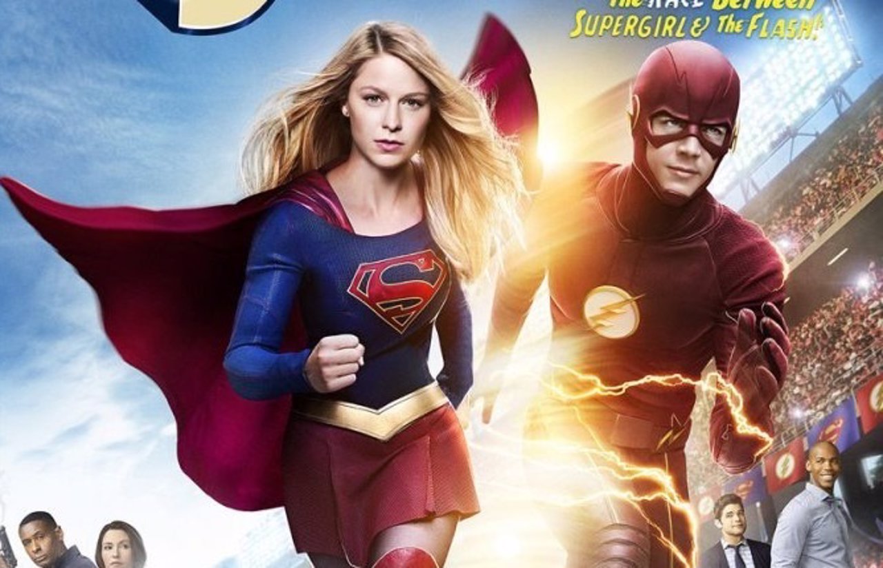 Supergirl y The Flash en un crossover