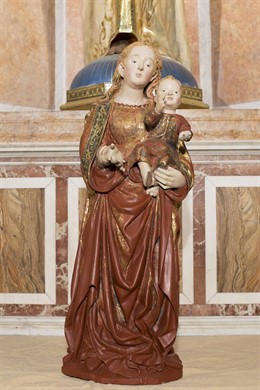 Ralla anónima del siglo XVI de la Virgen restaurada