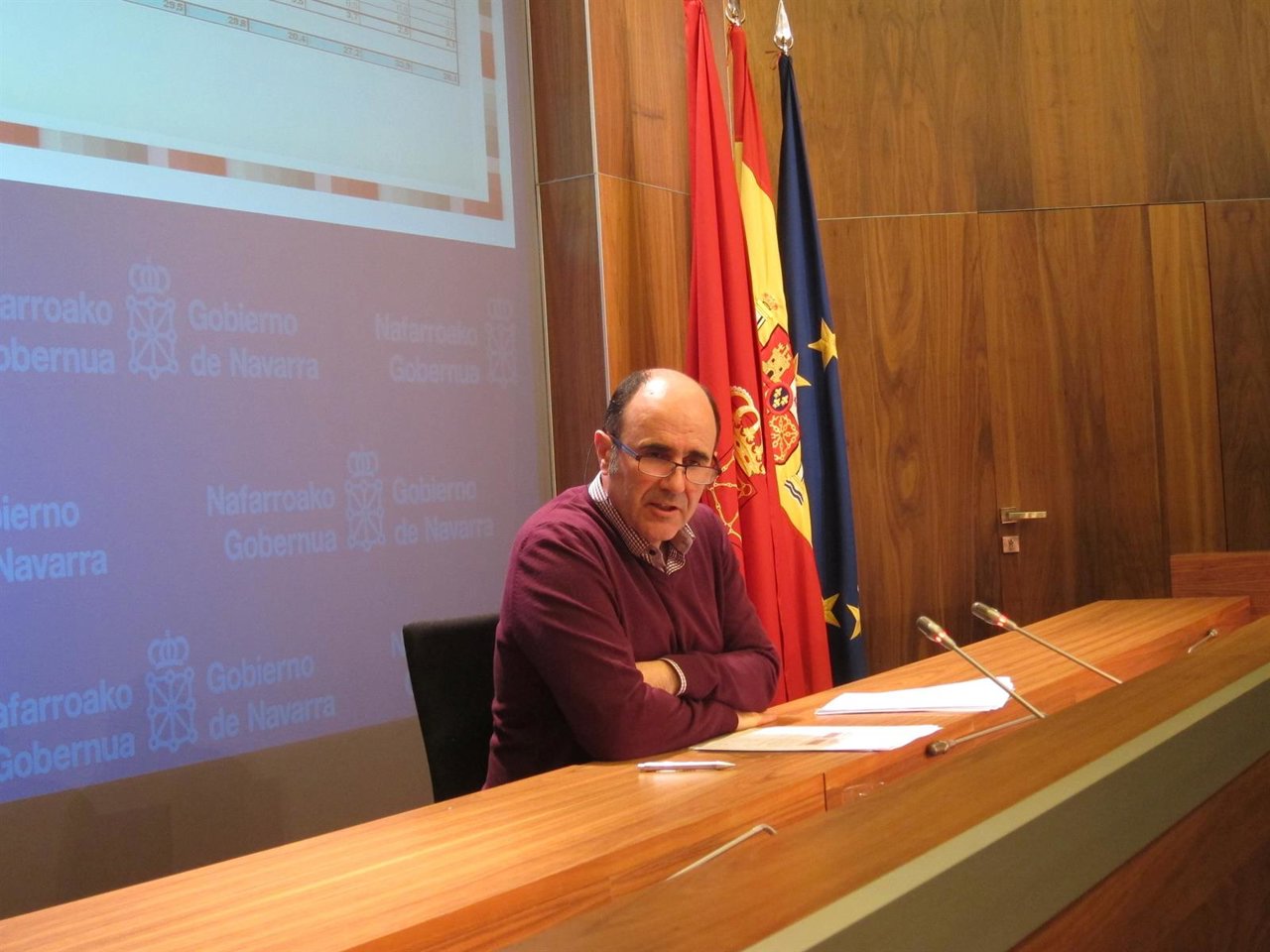 El vicepresidente de Desarrollo Económico del Gobierno de Navarra, Manu Ayerdi