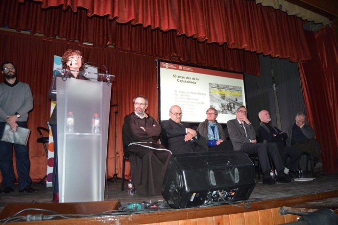 Homenaje de Memorial Democràtic en los 50 años de la Caputxinada