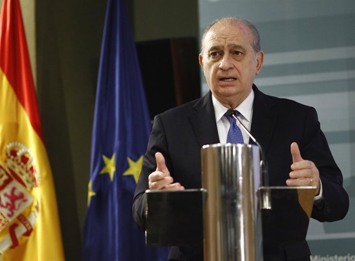 El ministro del Interior, Jorge Fernández Díaz