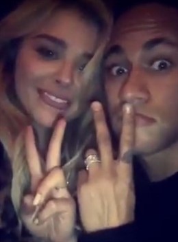 Neymar y Chloë Grace Moretz