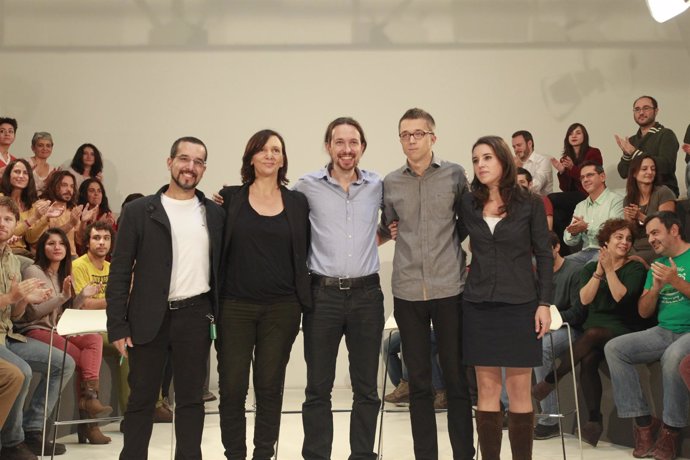 Presentación de la campaña de Podemos