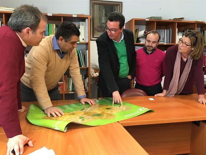 Manuel Andrés González durante el encuentro