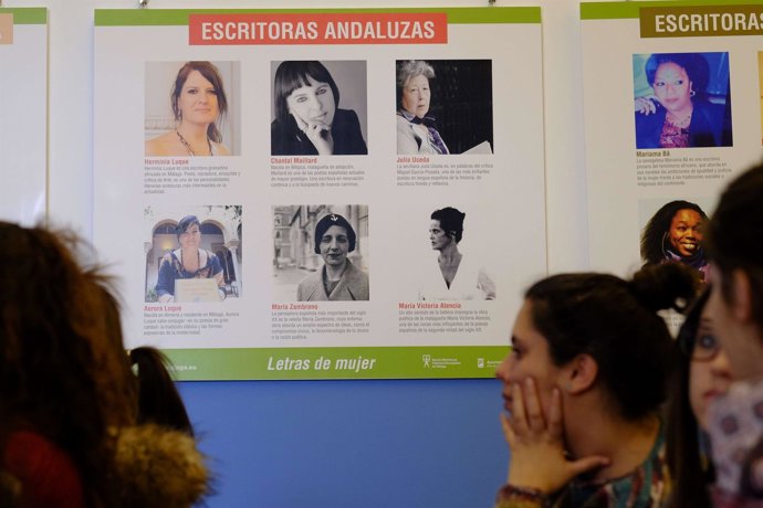 Exposición sobre escritas andaluzas 