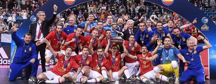 La selección española de fútbol sala, campeona de Europa por séptima vez