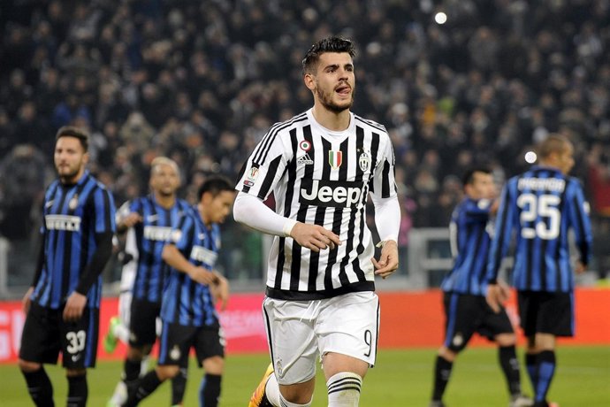 Morata, con la Juventus