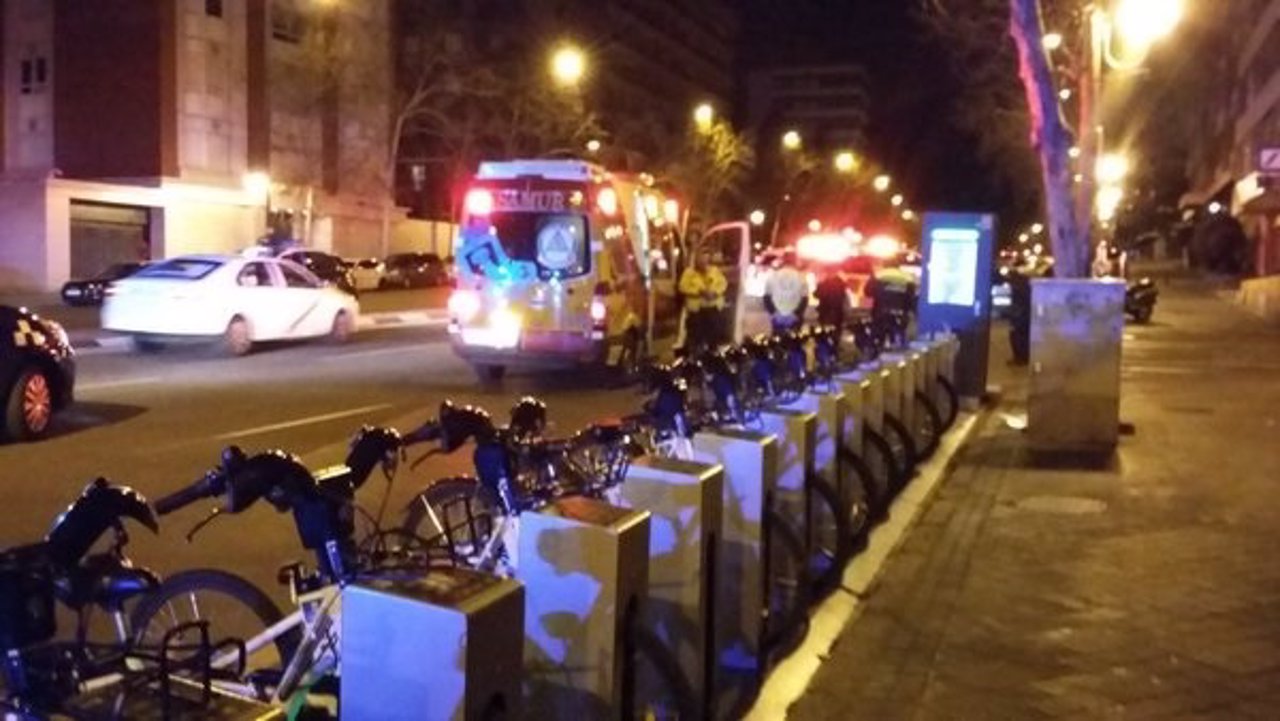 Ciclista de BiciMad atropellado en Alberto Alcocer