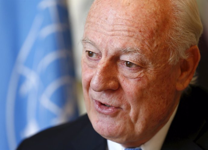 El enviado de la ONU para Siria, Staffan de Mistura