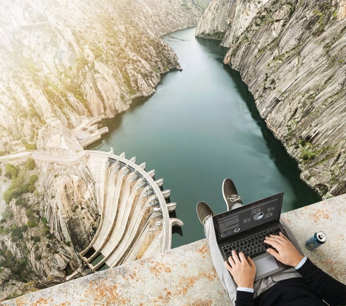 Presa de Aldeadávila de Iberdrola. 