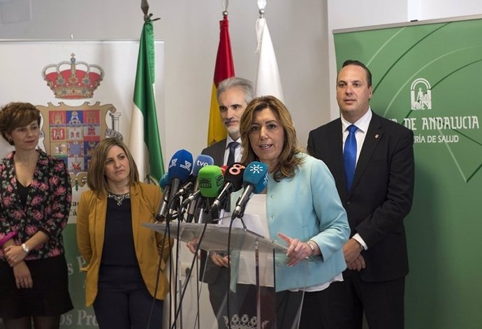 Susana Díaz, en San Roque (Cádiz)