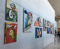 El Hospital de Puente Genil (Córdoba) acoge una exposición de la artista Marily Zurera