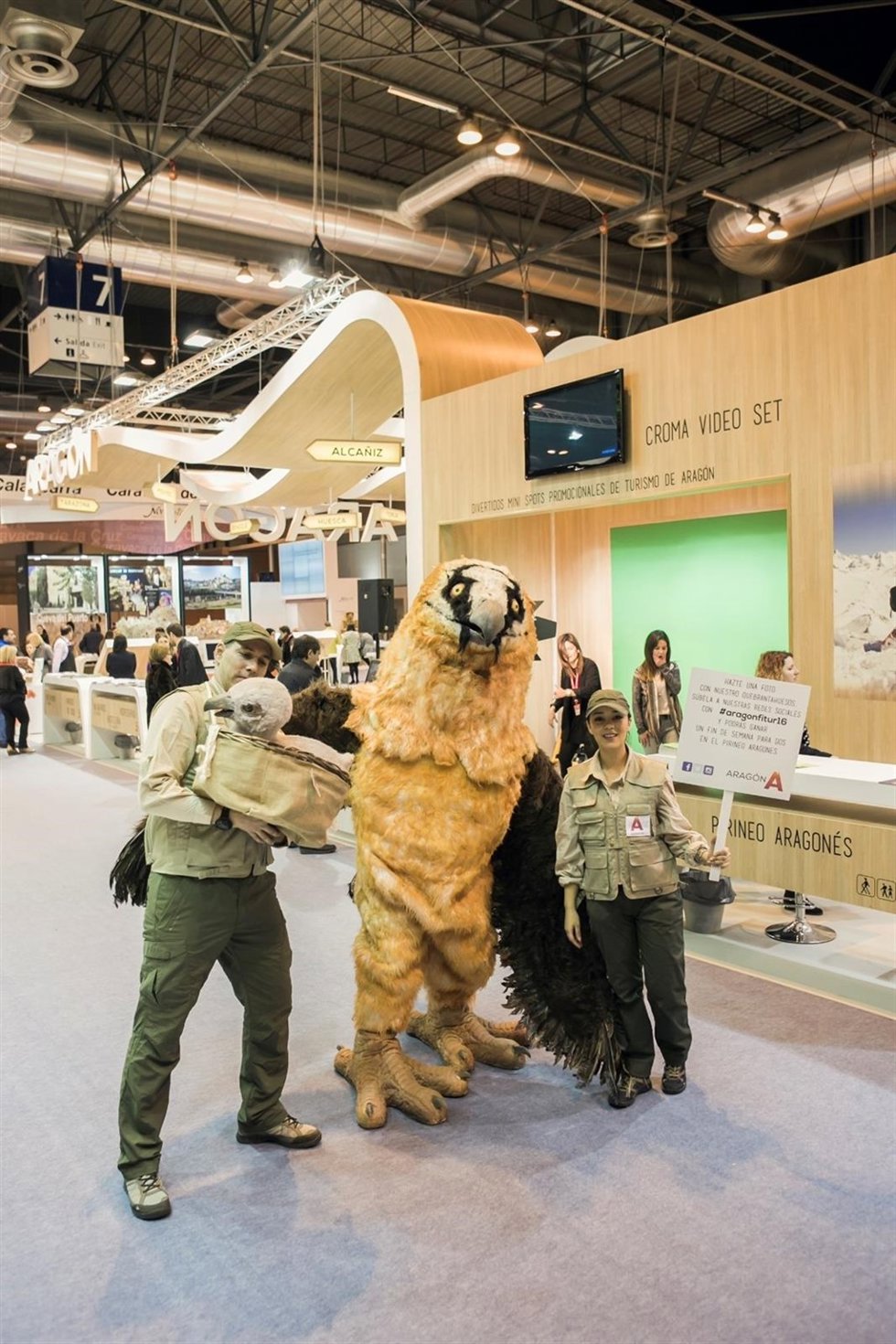 Aragón está presentando en distintas ferias su oferta ornitológica