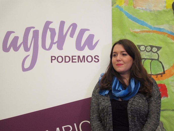 Ángela Rodríguez, diputada de En Marea y candidata en  Podemos Galicia