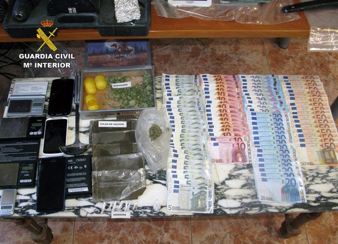 La Guardia Civil Desmantela Un Punto De Venta De Droga Y Receptación De Objetos 