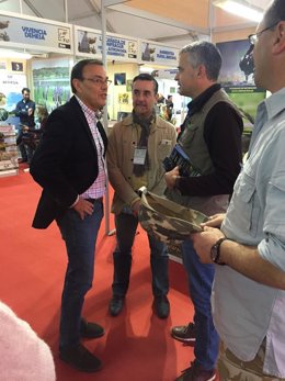 Ignacio Caraballo, en la Feria Internacional de Turismo Ornitológico (FIO). 