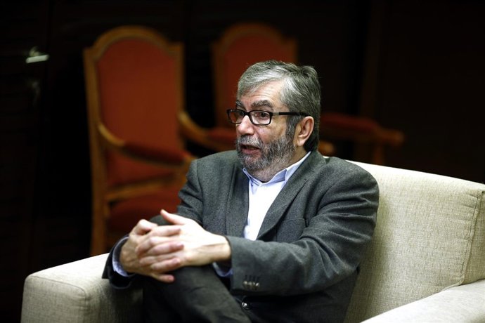 Antonio Muñoz Molina durante su entrevista con Europa Press