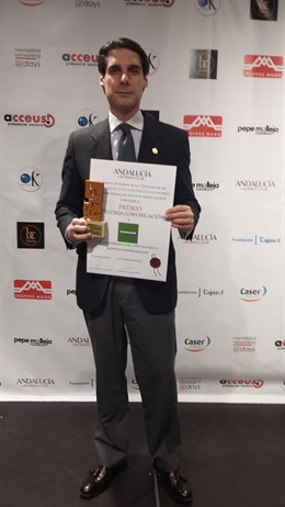 El director general creativo de Parnaso, José Arribas, recogió el galardón. 