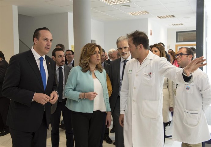 Díaz inaugura el nuevo centro de salud de San Roque 