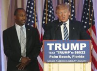 Carson "entierra el hacha de guerra" y pide el voto para Donald Trump