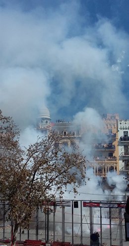 Mascletà de Pirotecnia Tomás de este viernes en las Fallas 2016