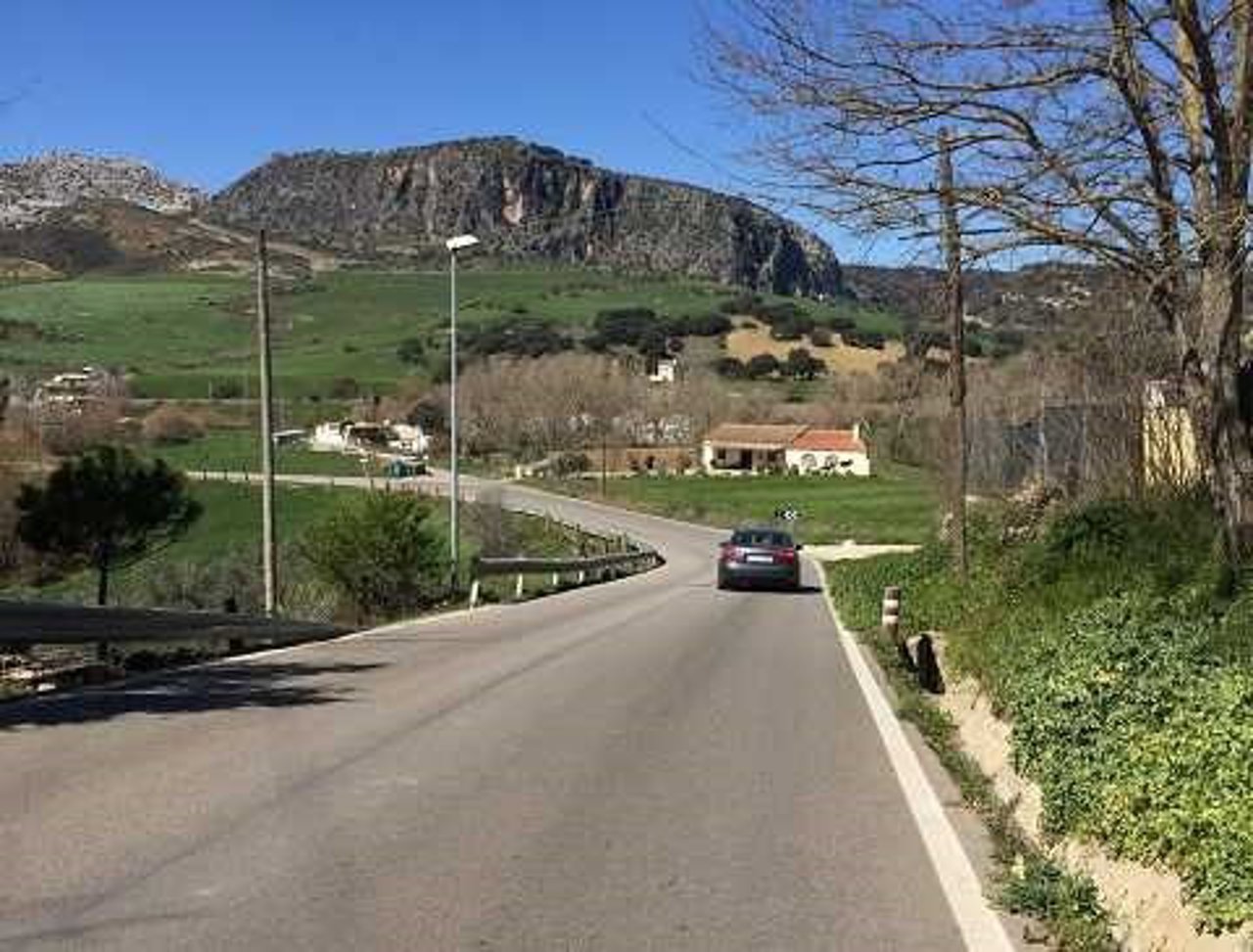 Carretera en Ronda (Málaga)