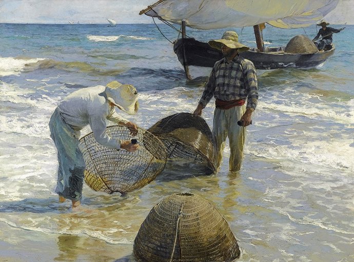 La muestra recoge más de 80 obras de Sorolla para reflejar su evolución
