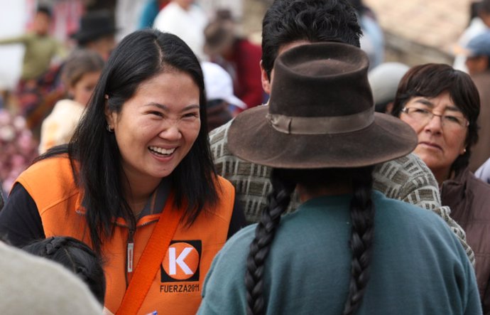 Keiko Fujimori, candidata a la Presidencia en Perú.