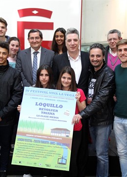 Loquillo, en la presentación del Festival Viva la Vega de Granada