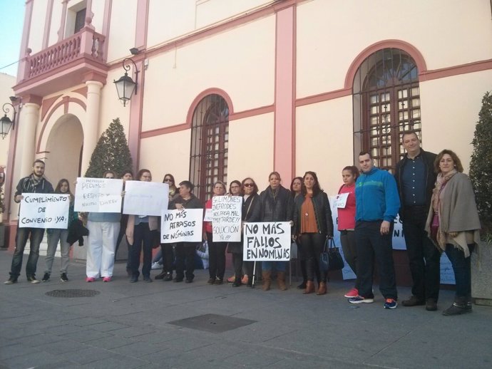 Protesta en Alcalá.