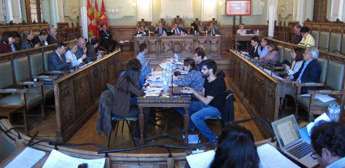Imagen de archivo de un Pleno municipal