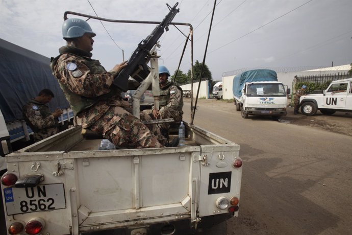 Cascos azules de la ONU desplegados en Costa de Marfil