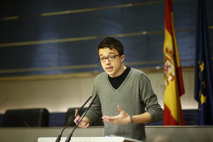 Íñigo Errejón en el Congreso