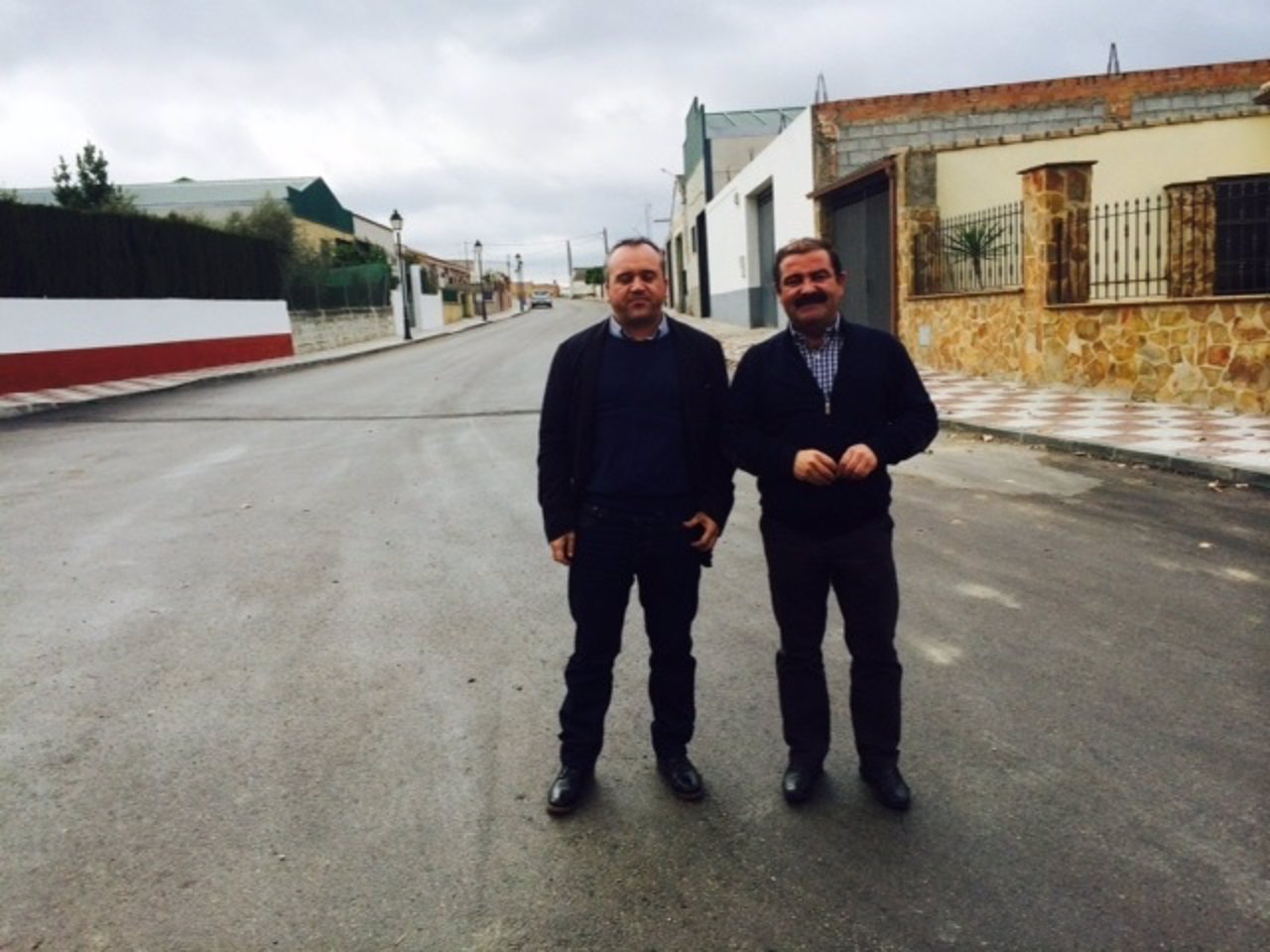 Visita del diputado de Infraestructuras de Jaén a Cazalilla