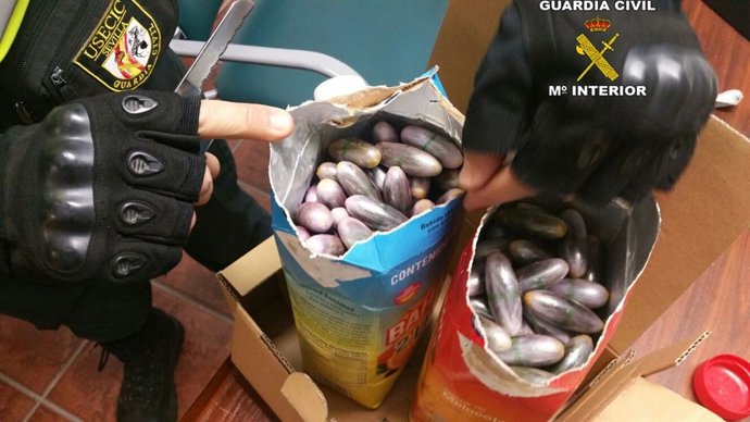 Droga intervenida por la Guardia Civil