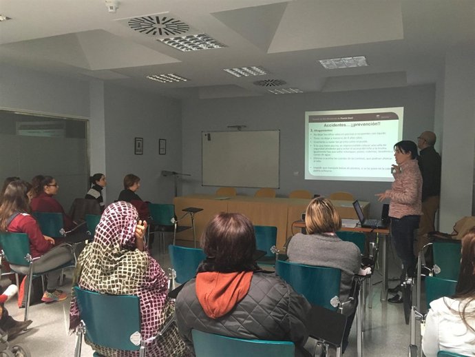 Taller de prevención de accidentes infantiles en el Hospital de Puente Genil