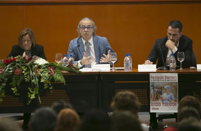 Jesús Morera durante el acto